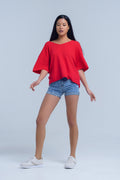 UNIKCOSA Denim shorts with stars detail