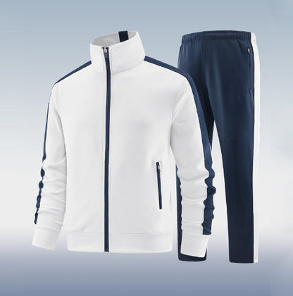 UNIKCOSA Trend Casual Two-Piece Set – Long Sleeve Coat & Trousers Suit