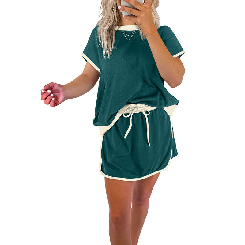 UNIKCOSA UrbanSoul Two Piece Set Colorblock Casual Edition 💫