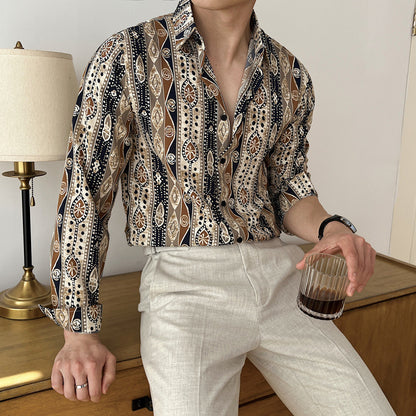 UNIKCOSA Velora Floral Loose-Fit Short Sleeve Shirt 💫