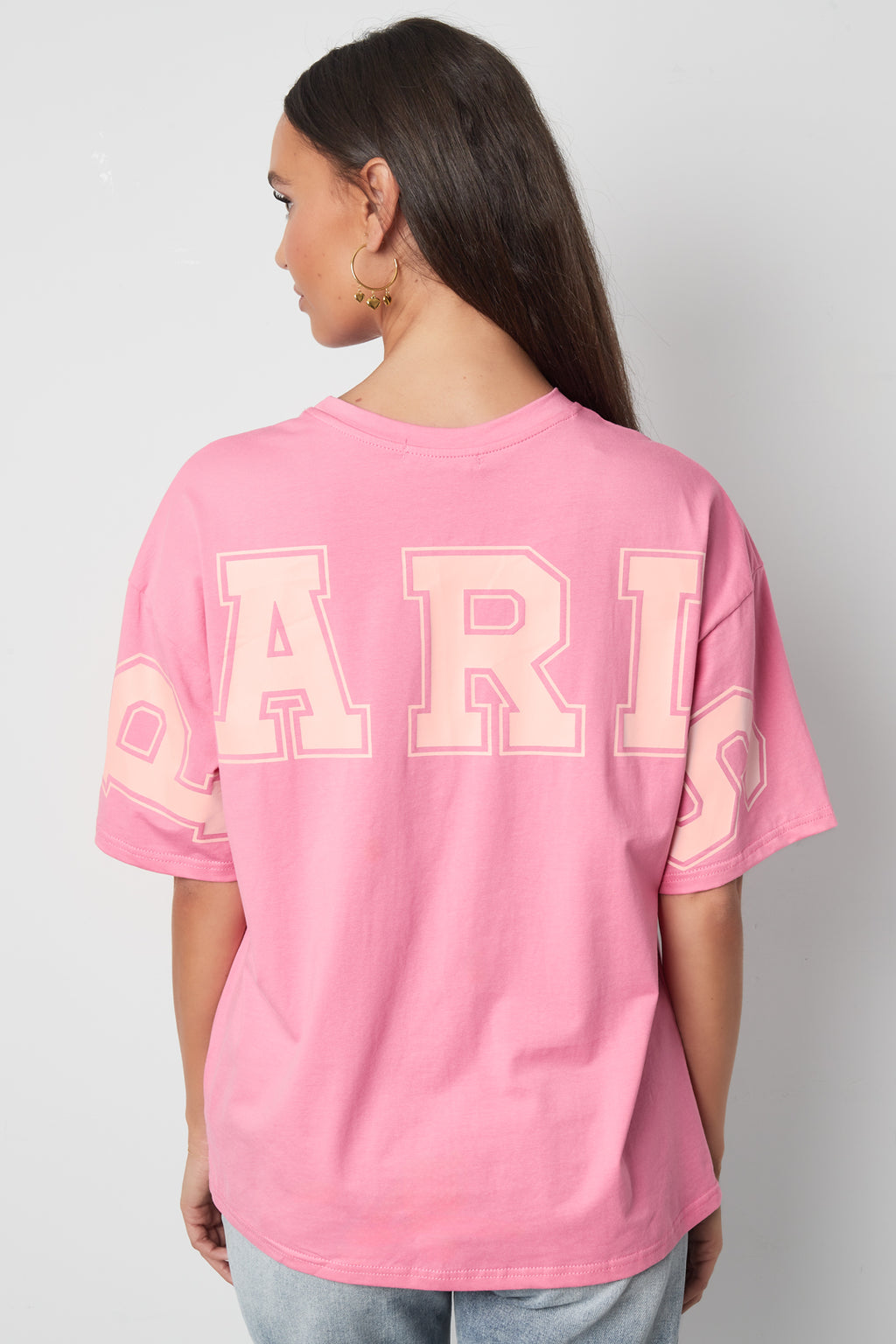 Cotton Women's T-shirt Casual Letters