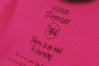 UNIKCOSA Letter Crew Neck Sweater – Street Style Pullover for Men