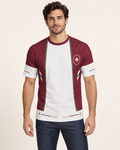 Imperial Spire Regular-Fit Cotton T-Shirt — front view, AI-generated styling illustration