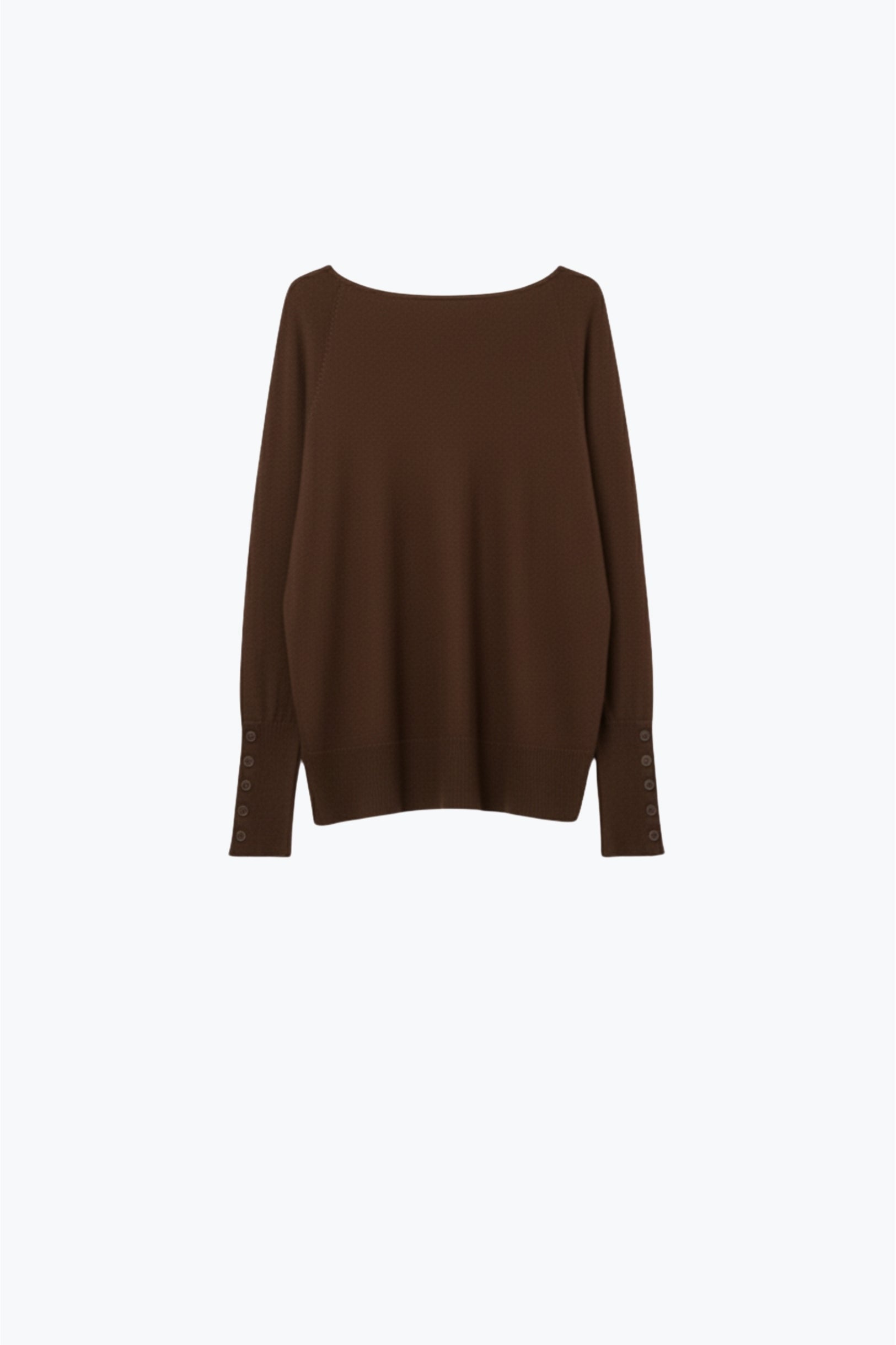 Q2 Oversized Roll Neck Sweater in brown
