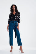 UNIKCOSA paper bag jeans