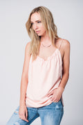 Q2 Pink top with open back detail