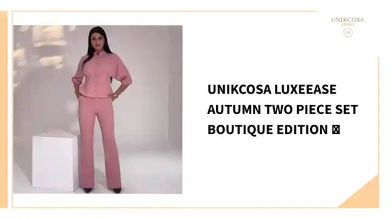 UNIKCOSA LuxeEase Autumn Two Piece Set Boutique Edition 💫 by@Outfy