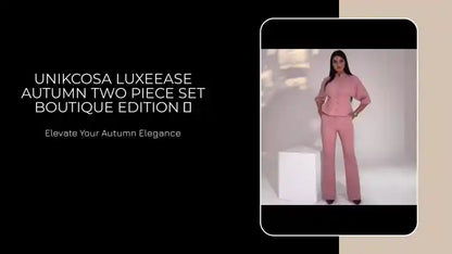 UNIKCOSA LuxeEase Autumn Two Piece Set Boutique Edition 💫 by@Outfy