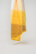 Q2 Scarf in beige and yellow