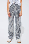 Q2 Silver sequin trouser