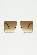 Q2 square and minimalist sunglasses