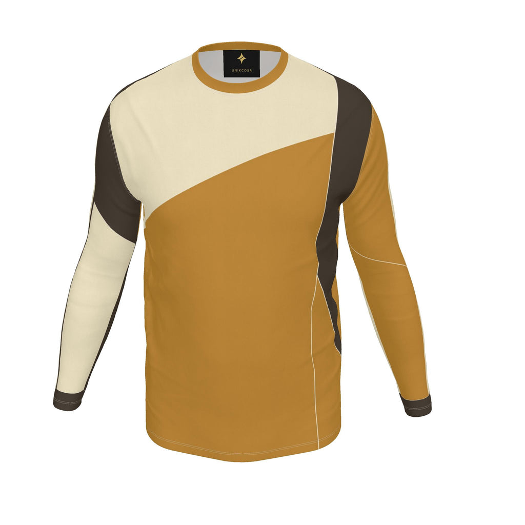 Amber Ascent Luxury Bounce Cotton Long Sleeve T-Shirt — original supplier garment view 1, corrected print