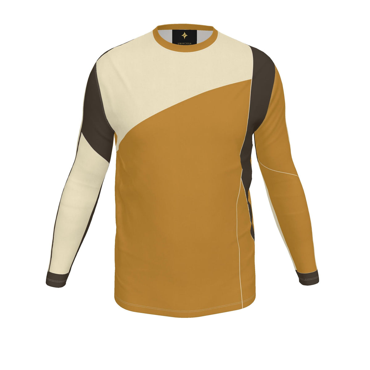 Amber Ascent Luxury Bounce Cotton Long Sleeve T-Shirt — original supplier garment view 2, corrected print
