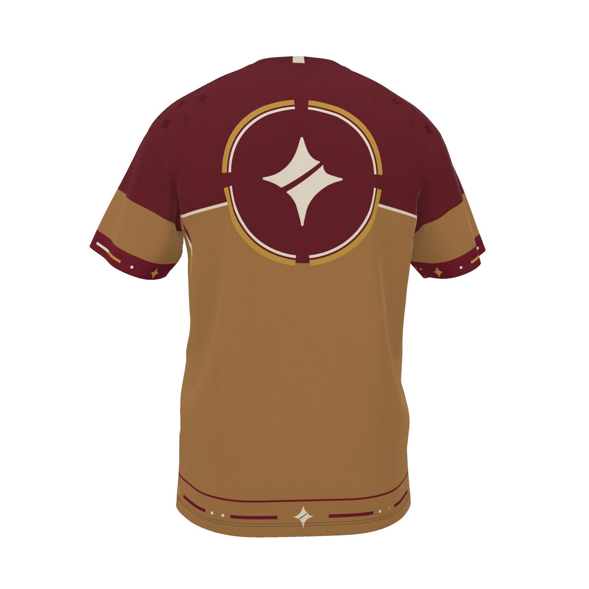 UNIKCOSA boxy cotton T-shirt — original garment preview, back