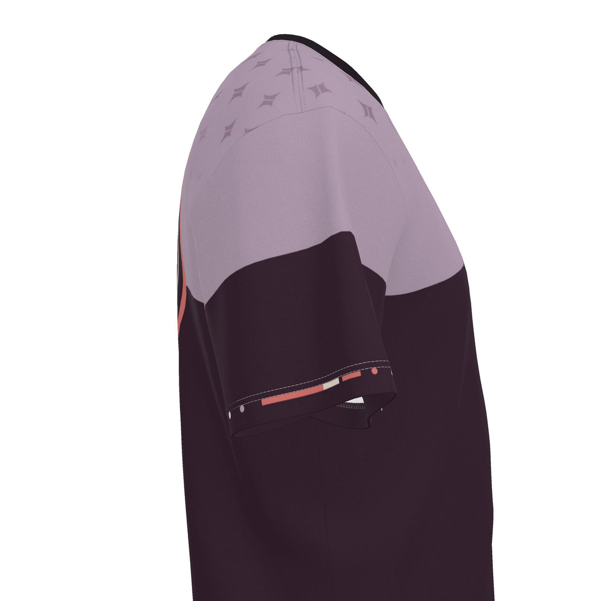 UNIKCOSA boxy cotton T-shirt — original garment preview, right sleeve