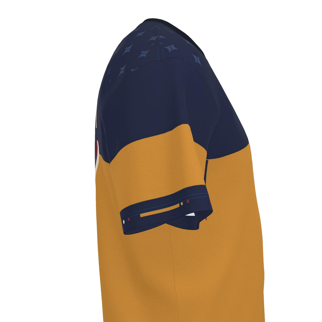 UNIKCOSA boxy cotton T-shirt — original garment preview, right sleeve