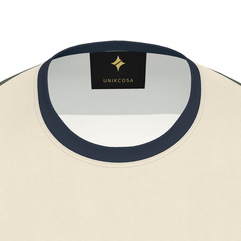 Cream Olive Luxury Bounce Cotton Long Sleeve T-Shirt — original supplier garment view 6, corrected print