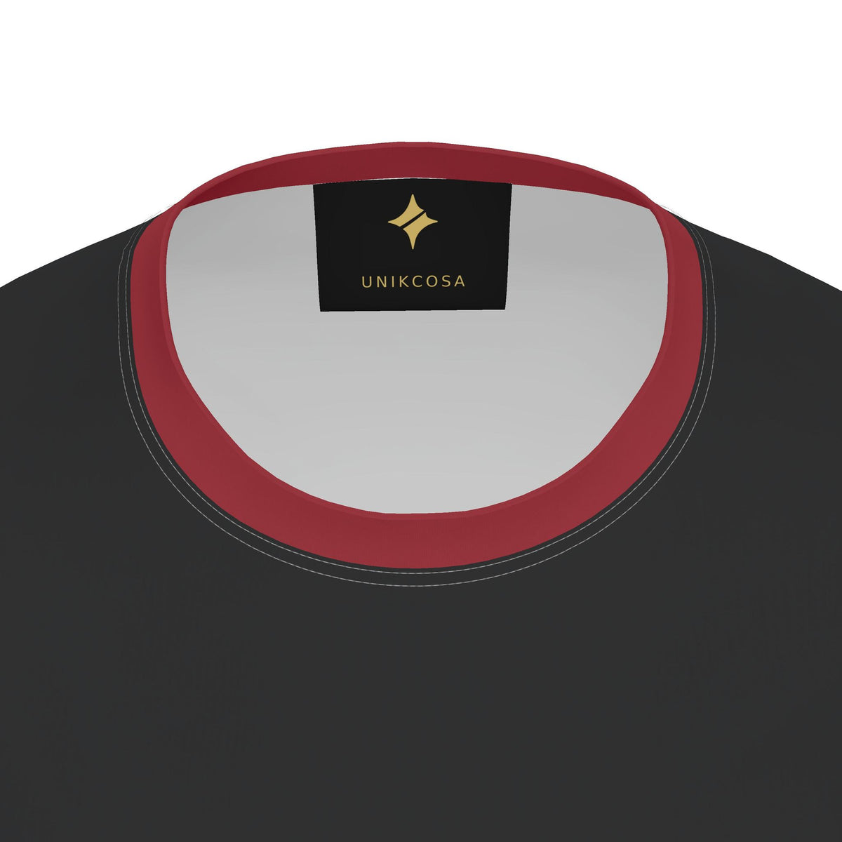 Crimson Sash Luxury Bounce Cotton Long Sleeve T-Shirt — supplier garment view 6