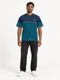 Deepwater Arc Boxy Cotton T-Shirt — front model styling illustration