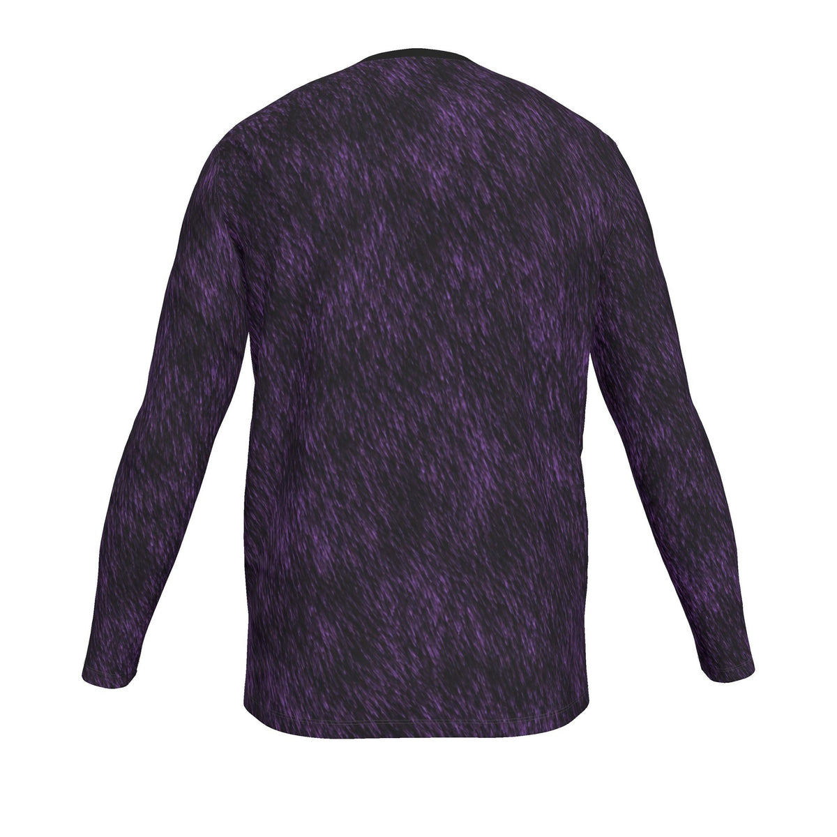Midnight Crown Luxury Long Sleeve T-Shirt by UNIKCOSA, final garment back view