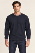 Ink Rosewood men's sweatshirt — front AI styling illustration
