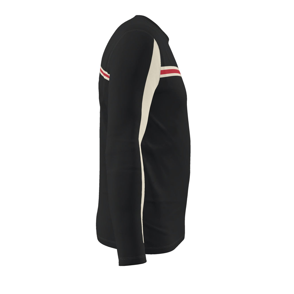 Racing Spirit Luxury Bounce Cotton Long Sleeve T-Shirt — supplier garment view 4, corrected chest logo