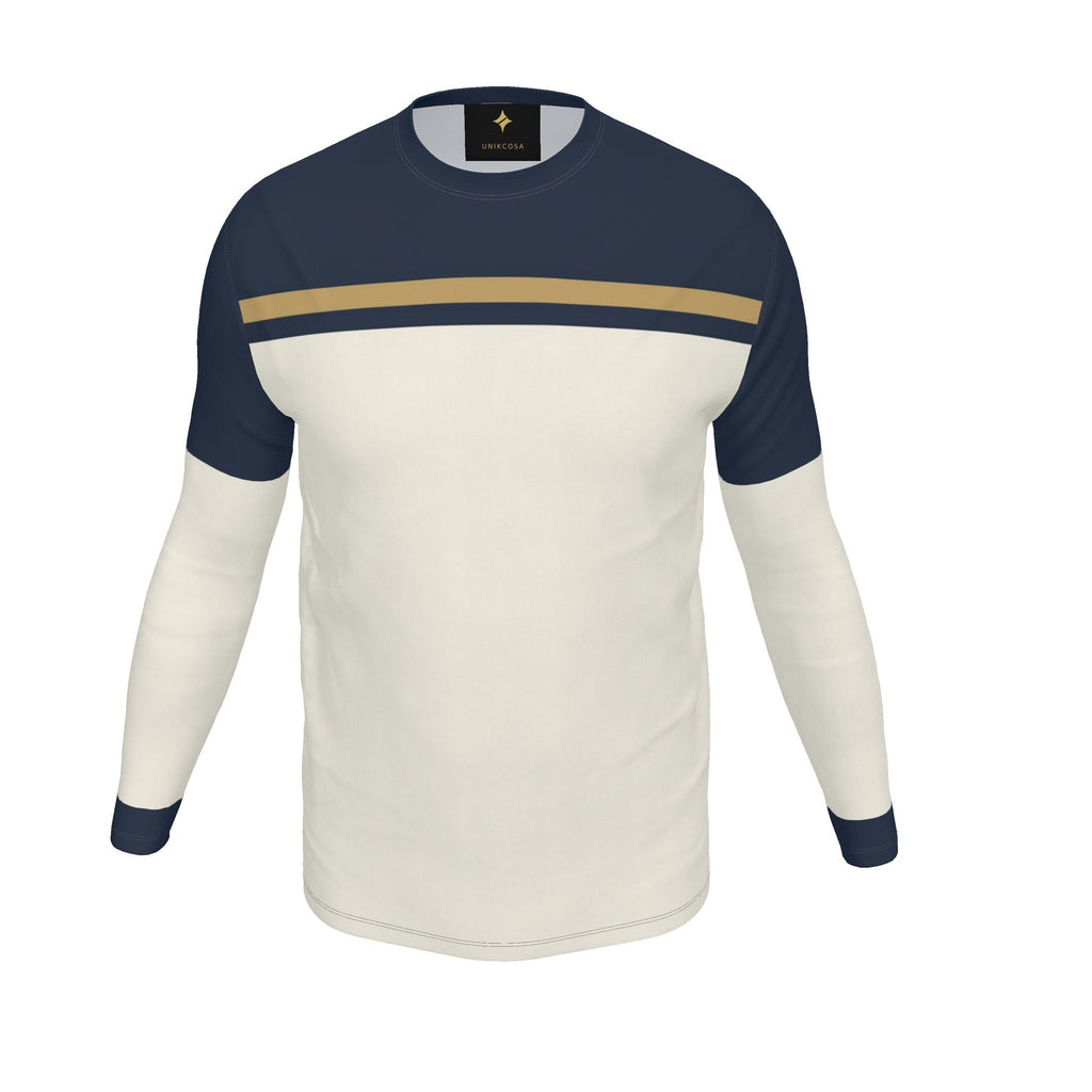 Royal Edge Luxury Bounce Cotton Long Sleeve T-Shirt — original supplier garment view 1, corrected print