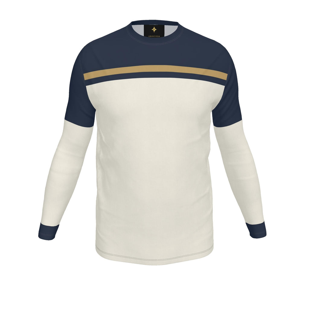 Royal Edge Luxury Bounce Cotton Long Sleeve T-Shirt — original supplier garment view 2, corrected print