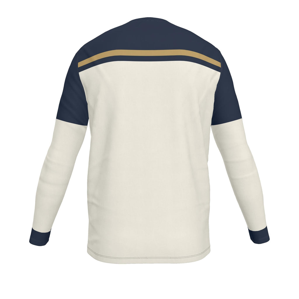 Royal Edge Luxury Bounce Cotton Long Sleeve T-Shirt — original supplier garment view 5, corrected print