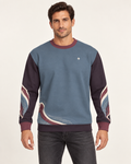 Storm Rosewood men's sweatshirt front view. AI-generated digital styling illustration.