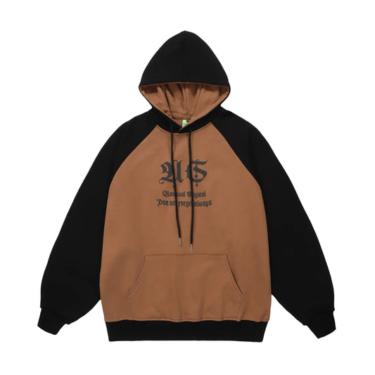 UNIKCOSA UrbanSoul Oversized Unisex Patchwork Hoodie 💫