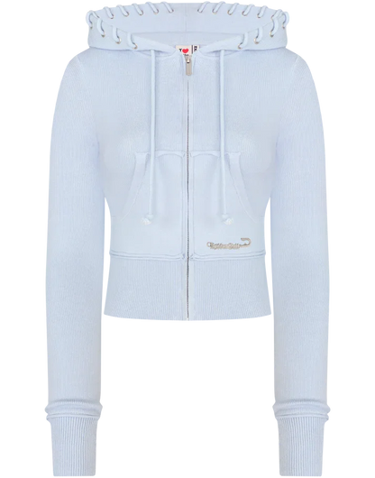 UNIKCOSA’s Y2K Sportswear Set — Pink & Blue Slim Hoodie + Casual Pants 2-Piece