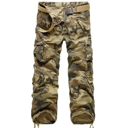 UNIKCOSA UrbanSoul Mens Plus Size Cargo Pants Joggers Zip 🌆