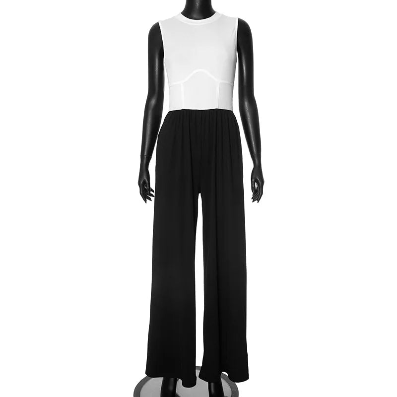 UNIKCOSA Velora Summer Jumpsuit Sleek Sleeveless Zipper 💫