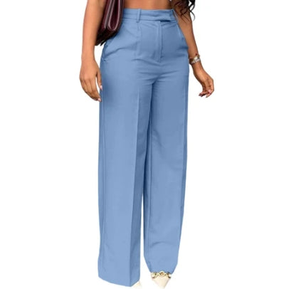 UNIKCOSA UrbanSoul Elegant High-Waist Wide-Leg Trousers 💫