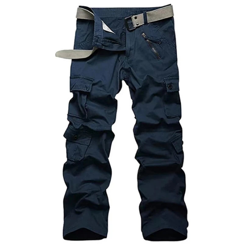 UNIKCOSA UrbanSoul Mens Plus Size Cargo Pants Joggers Zip 🌆