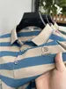 UNIKCOSA NoirFit Striped Polo Yarn Dyed Short Sleeve 💫