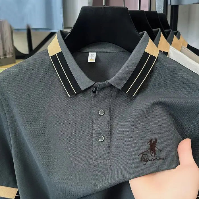 UNIKCOSA NoirFit Designer Polo Shirt Short Sleeve 💫