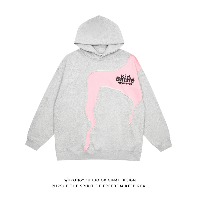 UNIKCOSA Velora French Terry Hoodie Burning Flowers Love 🔥