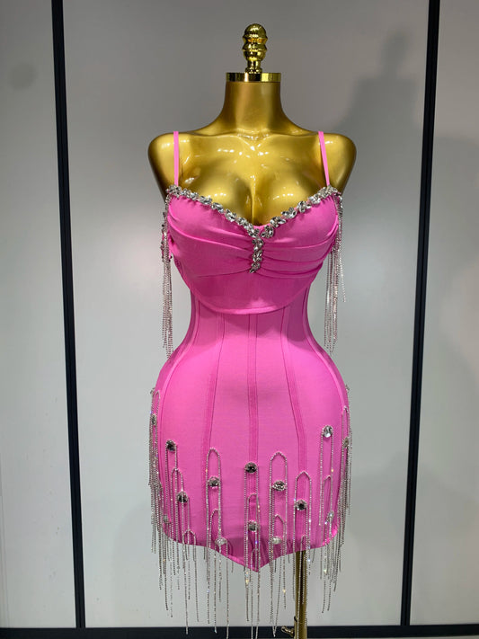 UNIKCOSA’s 2025 Spaghetti Strap Backless Dress — Sexy Bodycon Bandage Prom & Party Gown