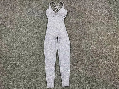 UNIKCOSA’s 2025 Sporty Jumpsuit — Push-Up Fitness Overalls for Gym, Yoga & Streetwear