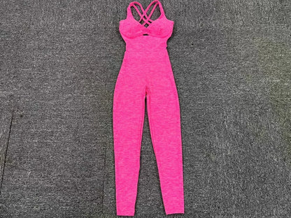 UNIKCOSA’s 2025 Sporty Jumpsuit — Push-Up Fitness Overalls for Gym, Yoga & Streetwear
