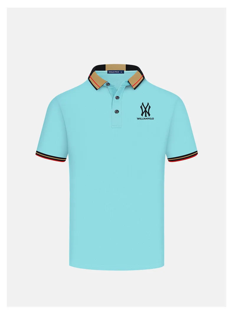 UNIKCOSA Velora Men's Summer Polo Tee Cotton Short Sleeve 💫