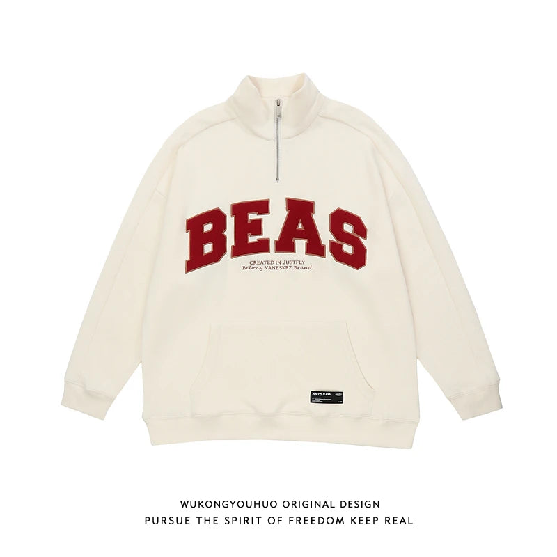 UNIKCOSA Velora Autumn Print Lapel Hoodie High Street 💫