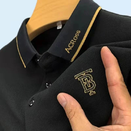 UNIKCOSA LuxeEase Men Polo Shirt Summer Loose Fit Casual 💫