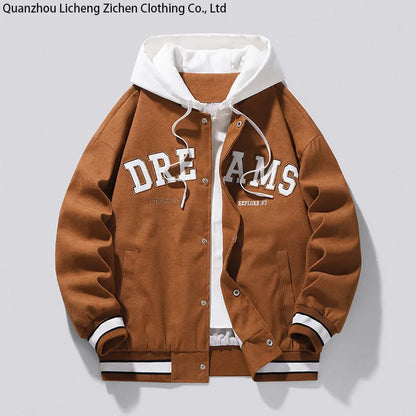 UNIKCOSA Velora Varsity Hooded Jacket For Autumn Style 💫