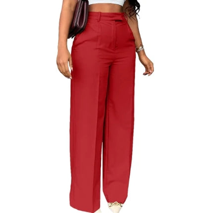 UNIKCOSA UrbanSoul Elegant High-Waist Wide-Leg Trousers 💫