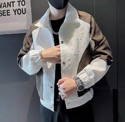 UNIKCOSA UrbanSoul Mens Polo Coat Jacket Outerwear 💫