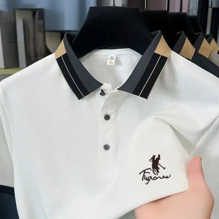 UNIKCOSA NoirFit Designer Polo Shirt Short Sleeve 💫