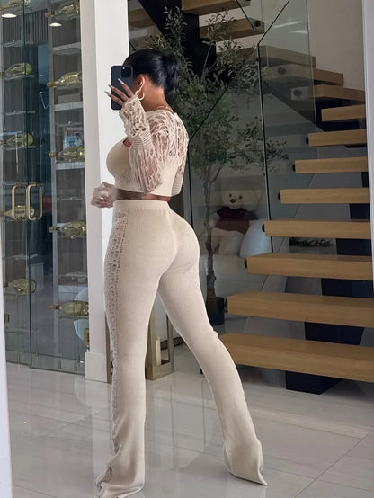 UNIKCOSA Velora Winter Knit 3 Piece Set Cozy Tracksuit 💫